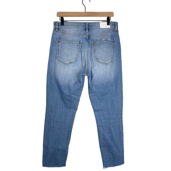 Pistola Jeans 29 High Rise Button Fly Skinny Raw Hem Ripped Stretch Denim Casual - Picture 5 of 10